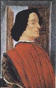 Sandro Botticelli Portrait of Giuliano de'Medici USA oil painting artist